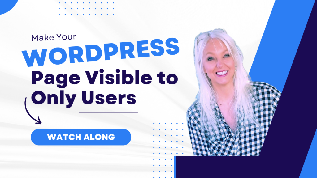 make wordpress page visible to users