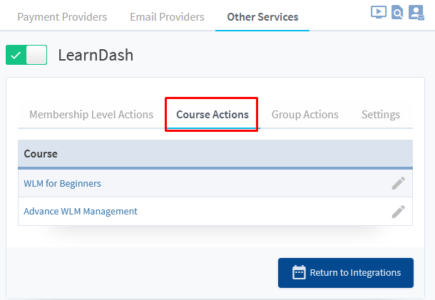 LearnDash Integration - WishList Member