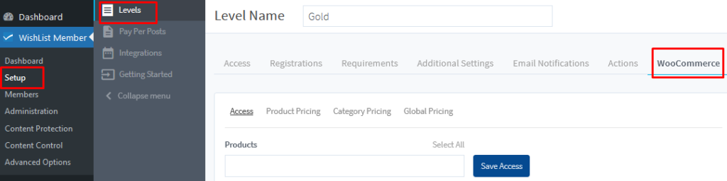 WooCommerce - Access and Member Pricing