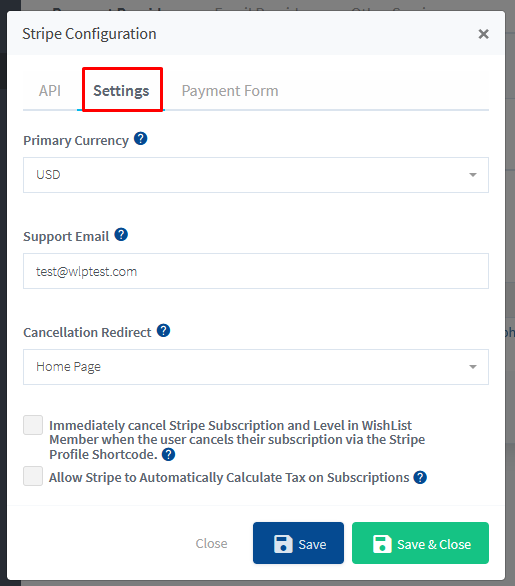 WishList Member Integration with Stripe