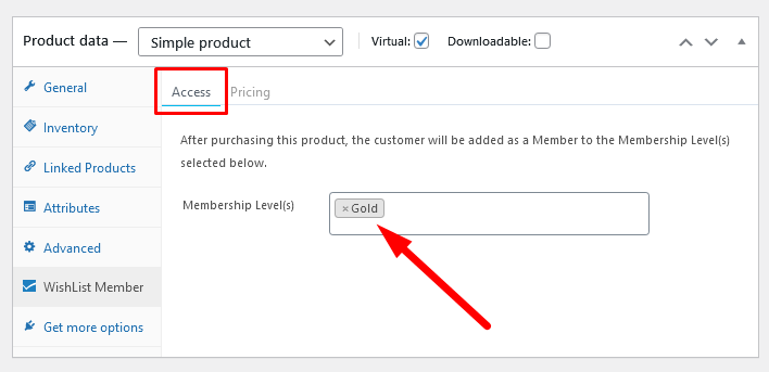 WooCommerce Overview - WishList Member