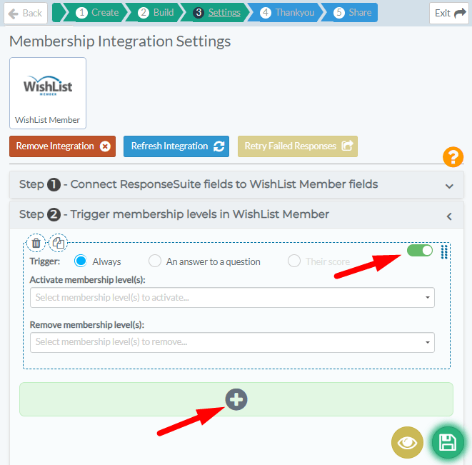 ResponseSuite Integration with WishList Member