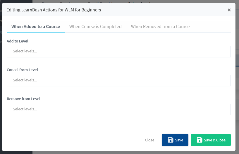 LearnDash Integration - WishList Member