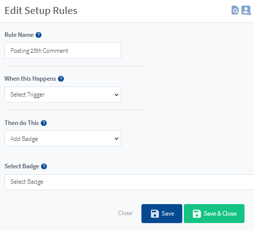 CourseCure Badges - Badge Rules