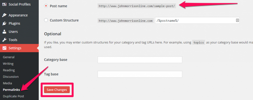 wp-settings-permalink