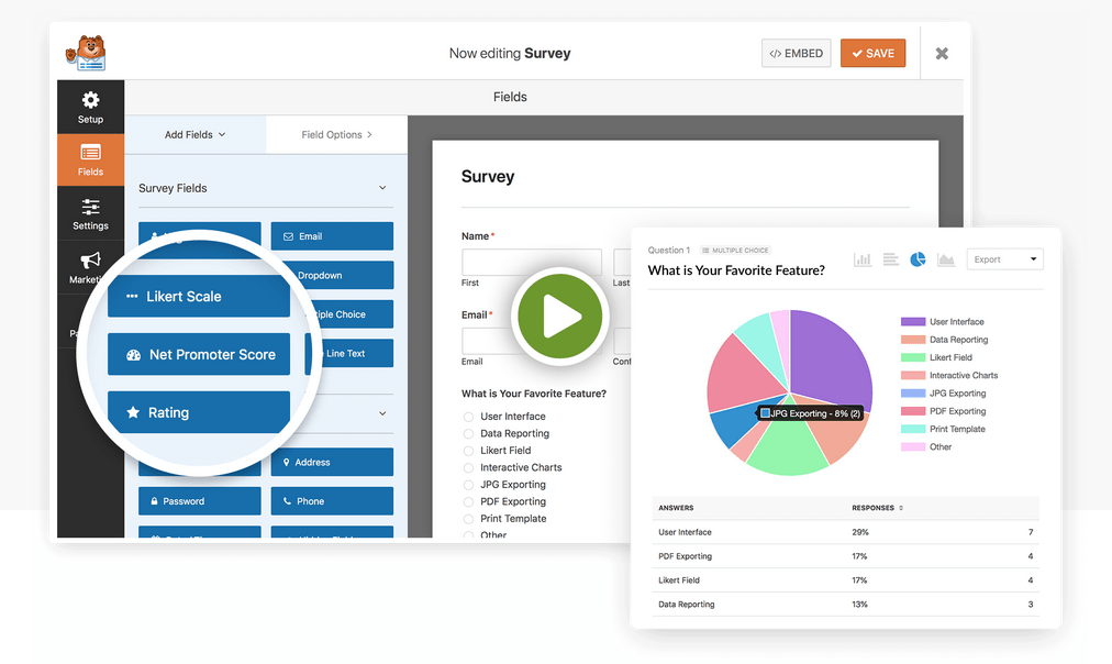 WPForms Surveys